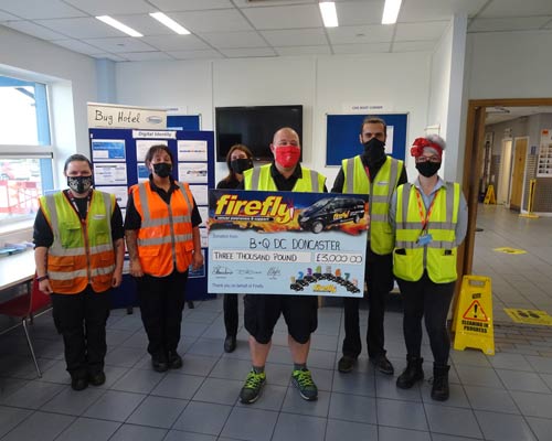 B&Q Doncaster Donation to Firefly